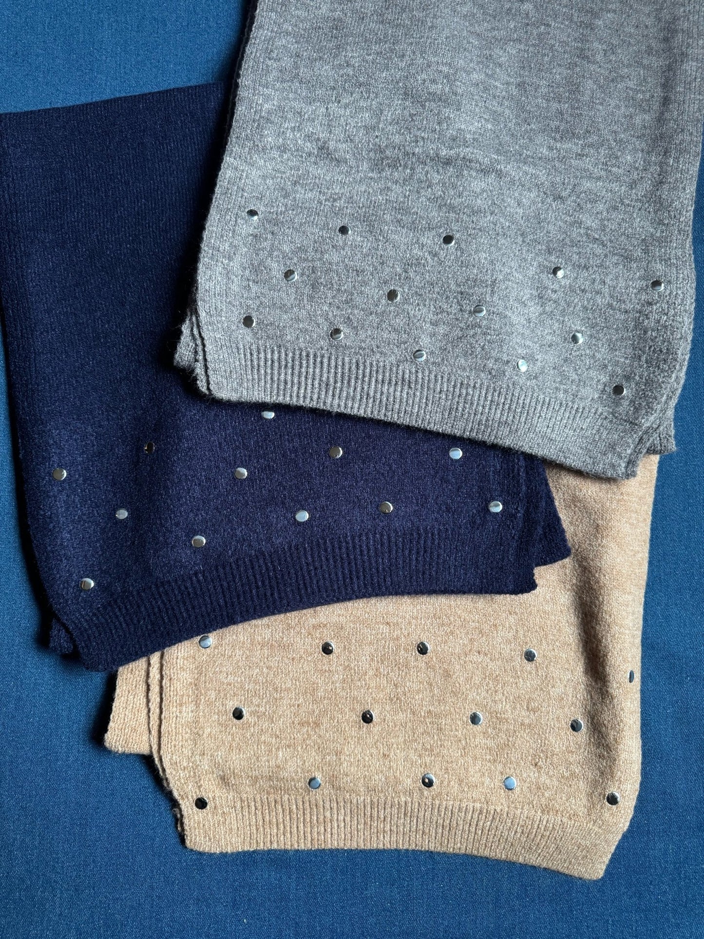 Studded Sweater Scarf