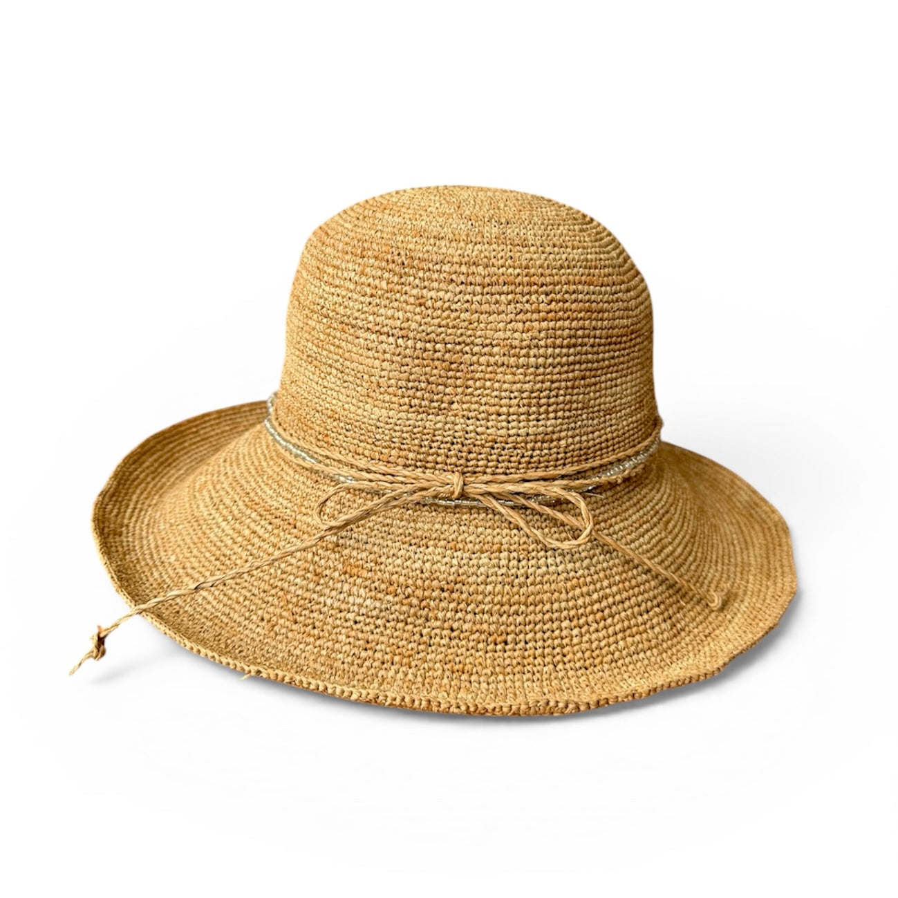 Clear Cinnamon Annie Straw Hat