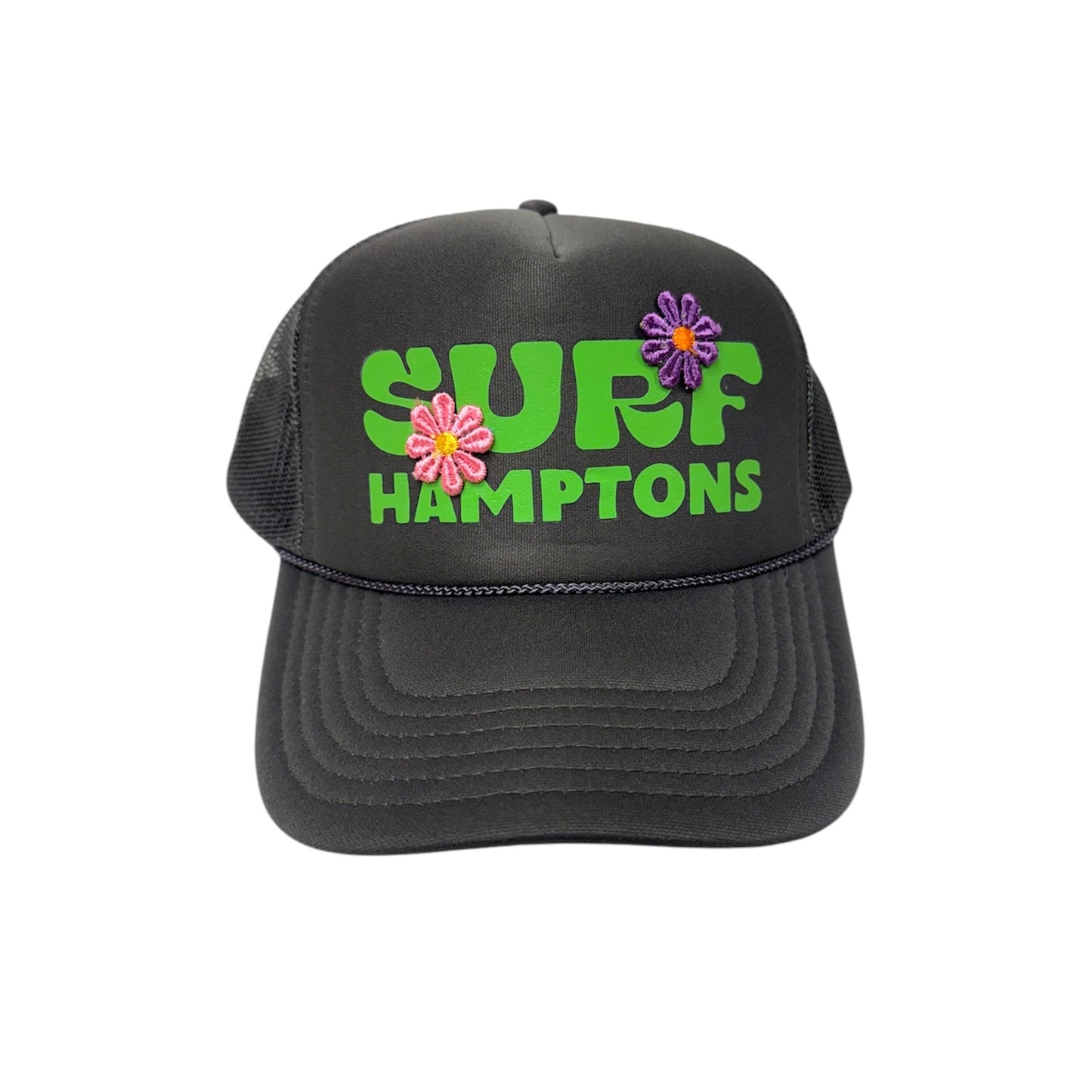 SURF HAMPTONS Charcoal Trucker Hat