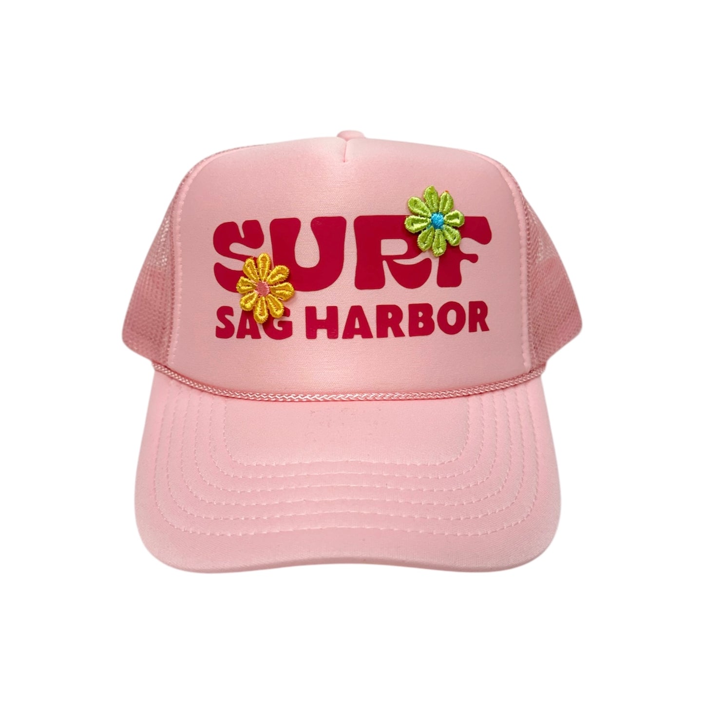 SURF SAG HARBOR Light Pink Trucker Hat