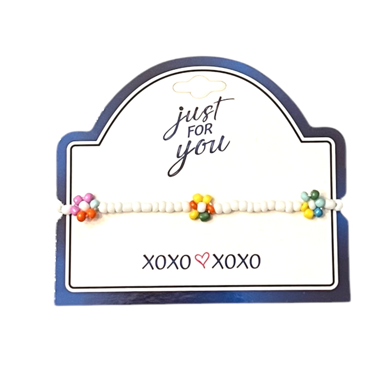 Daisy Stretch Beaded Bracelet