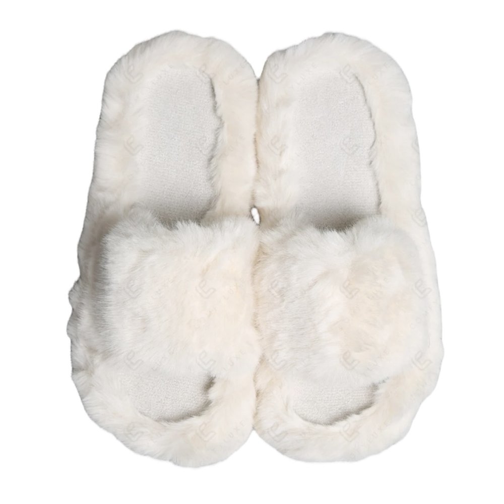 Faux Fur Slides