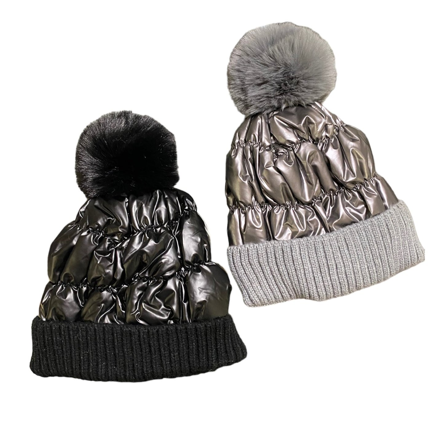 Plain Puffer Beanie