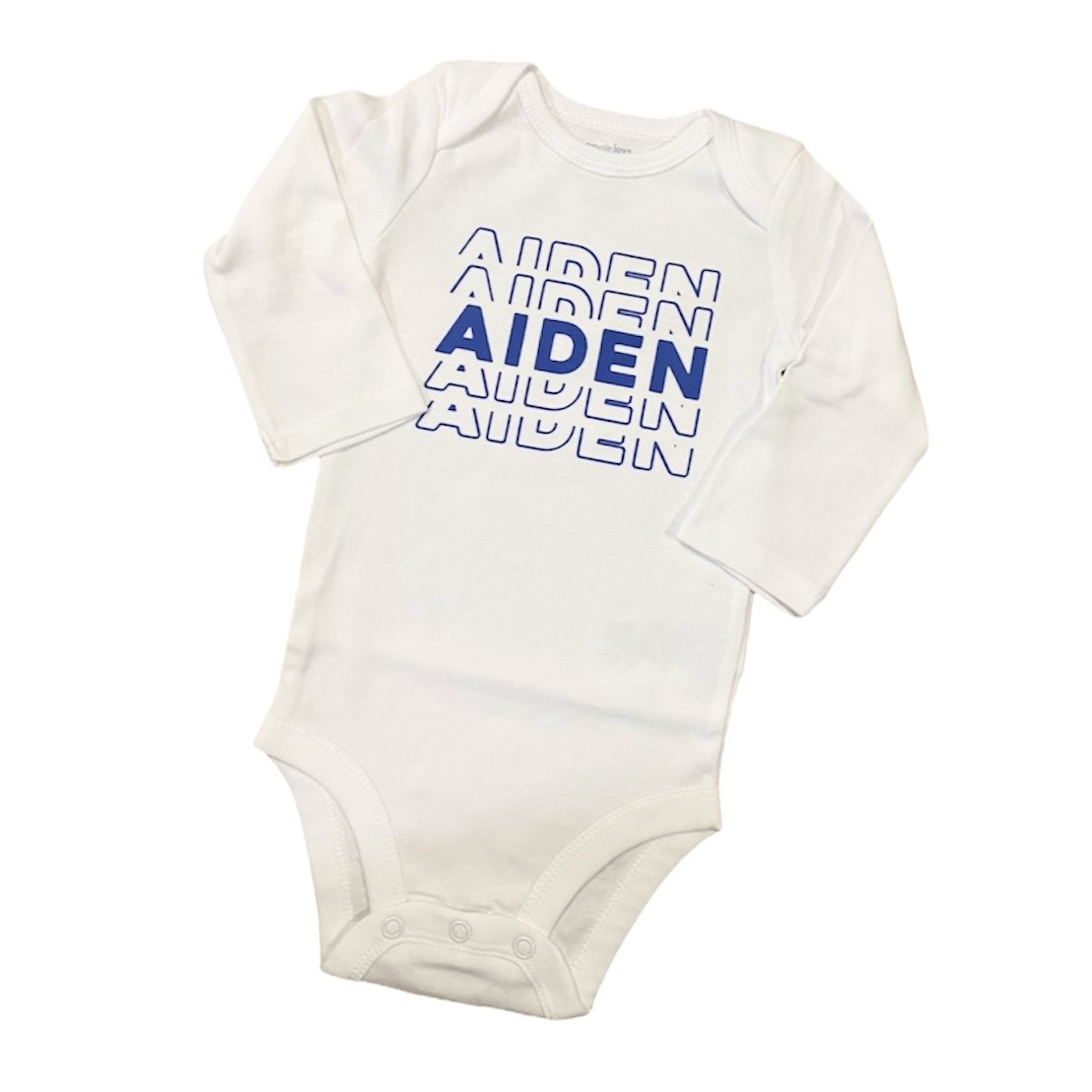 Custom Printed Multi Name Onesie