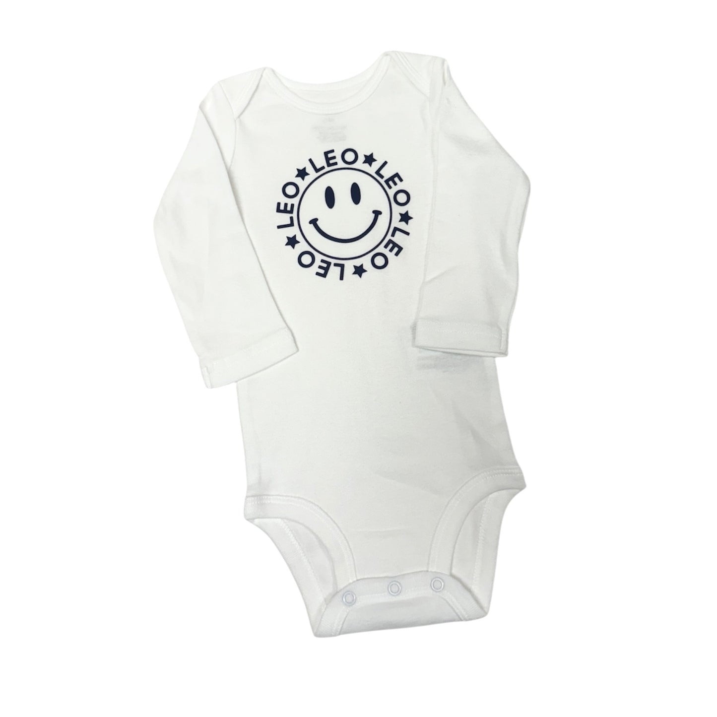 Custom Smiley Star Name Onesie