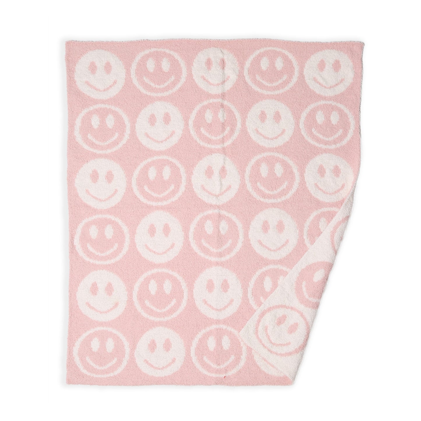 Cozy Smile Light Pink Stroller Blanket