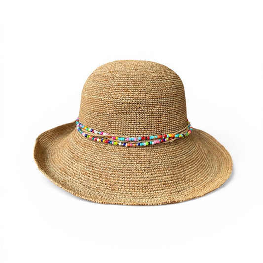 Rainbow Cinnamon Annie Straw Hat