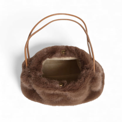 Faux Fur Shoulder Bag