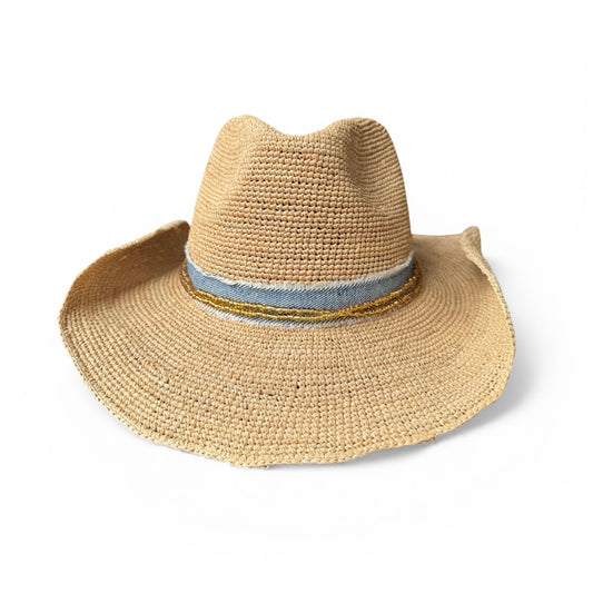 Gold Aspen Raffia Cowboy Hat