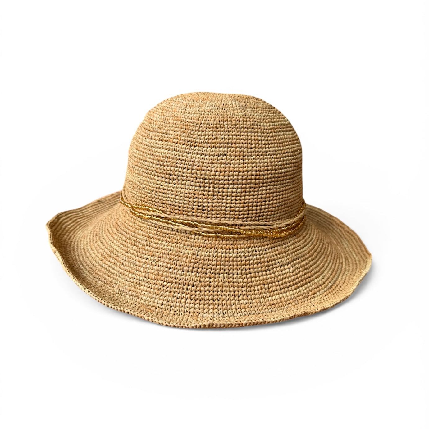 Gold Cinnamon Annie Straw Hat