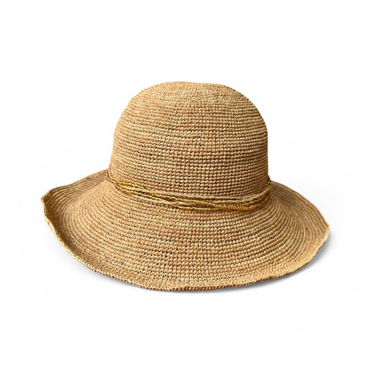 Gold Cinnamon Annie Straw Hat