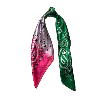 Satin Tie Dye Bandana