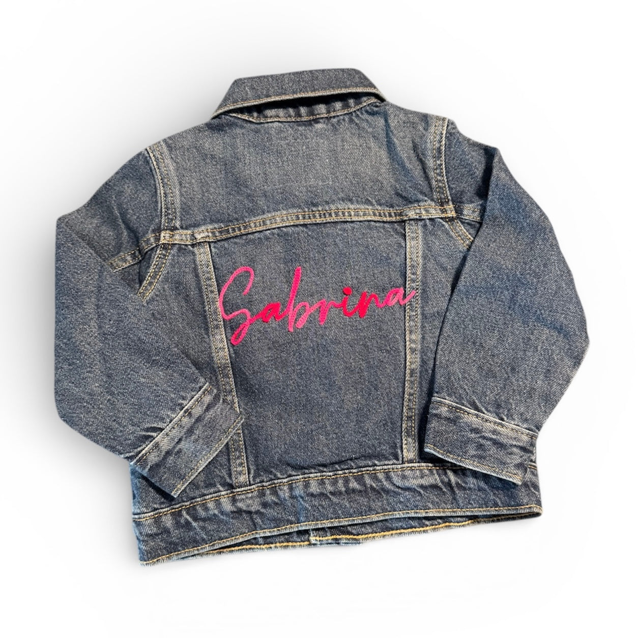 Custom Kids Embroidered Denim Jacket