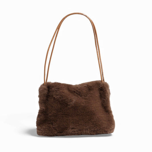 Faux Fur Shoulder Bag