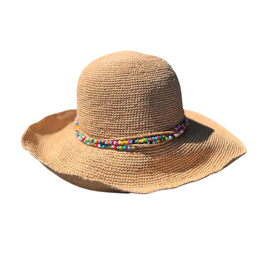 Beaded Annie Straw Hat