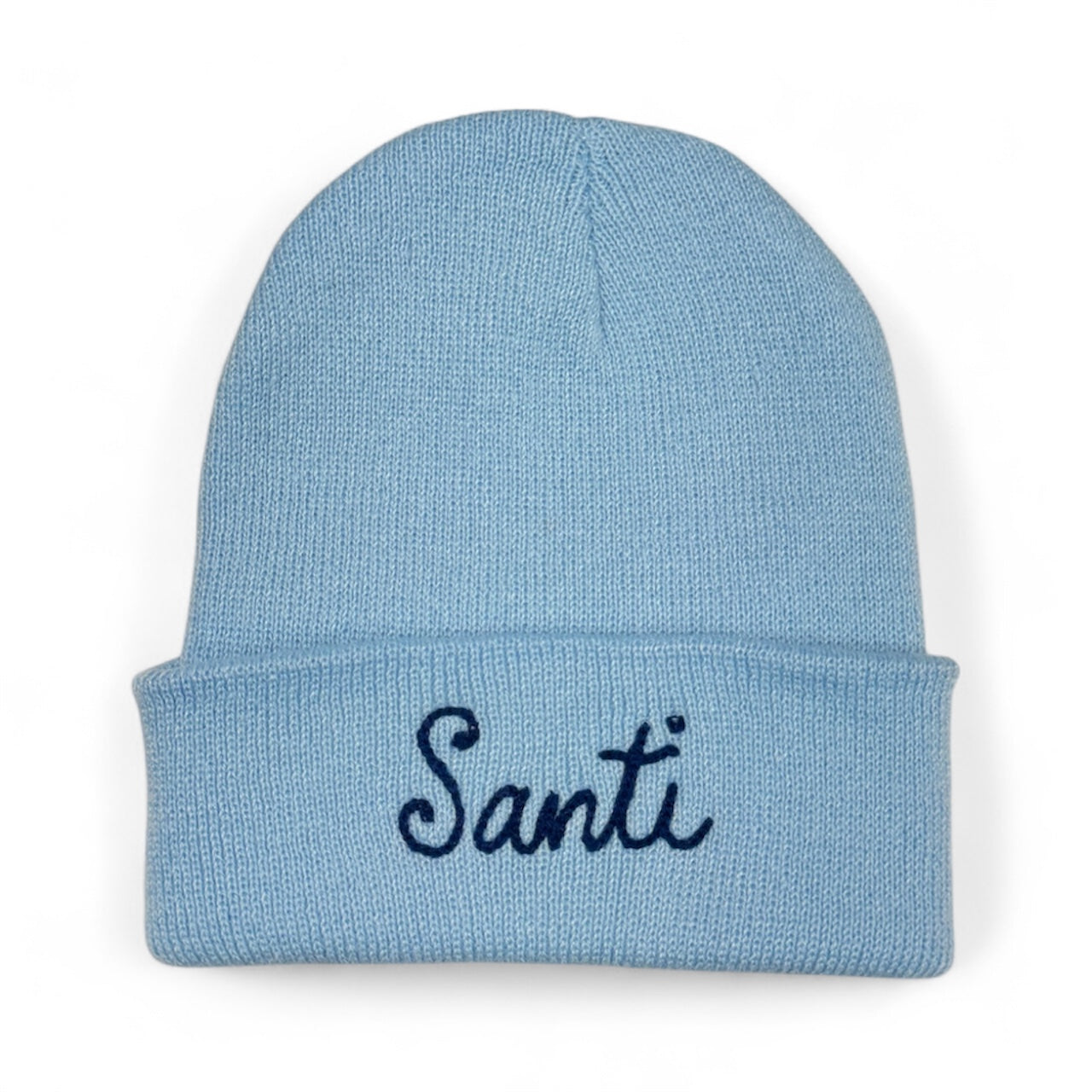 Custom Embroidered Knit Baby Beanie