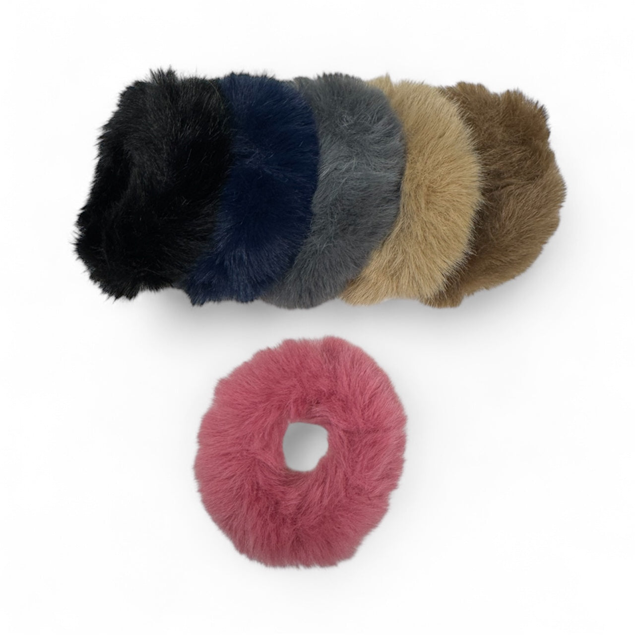 Faux Fur Scrunchie