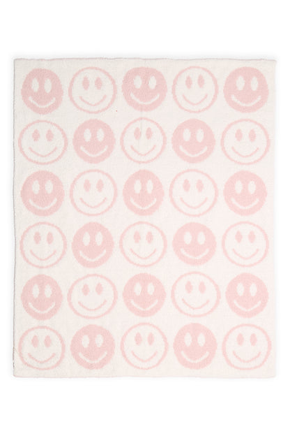 Cozy Smile Light Pink Stroller Blanket