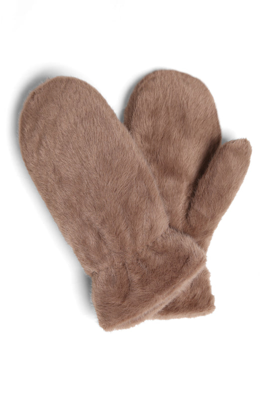 Faux Fur Mittens