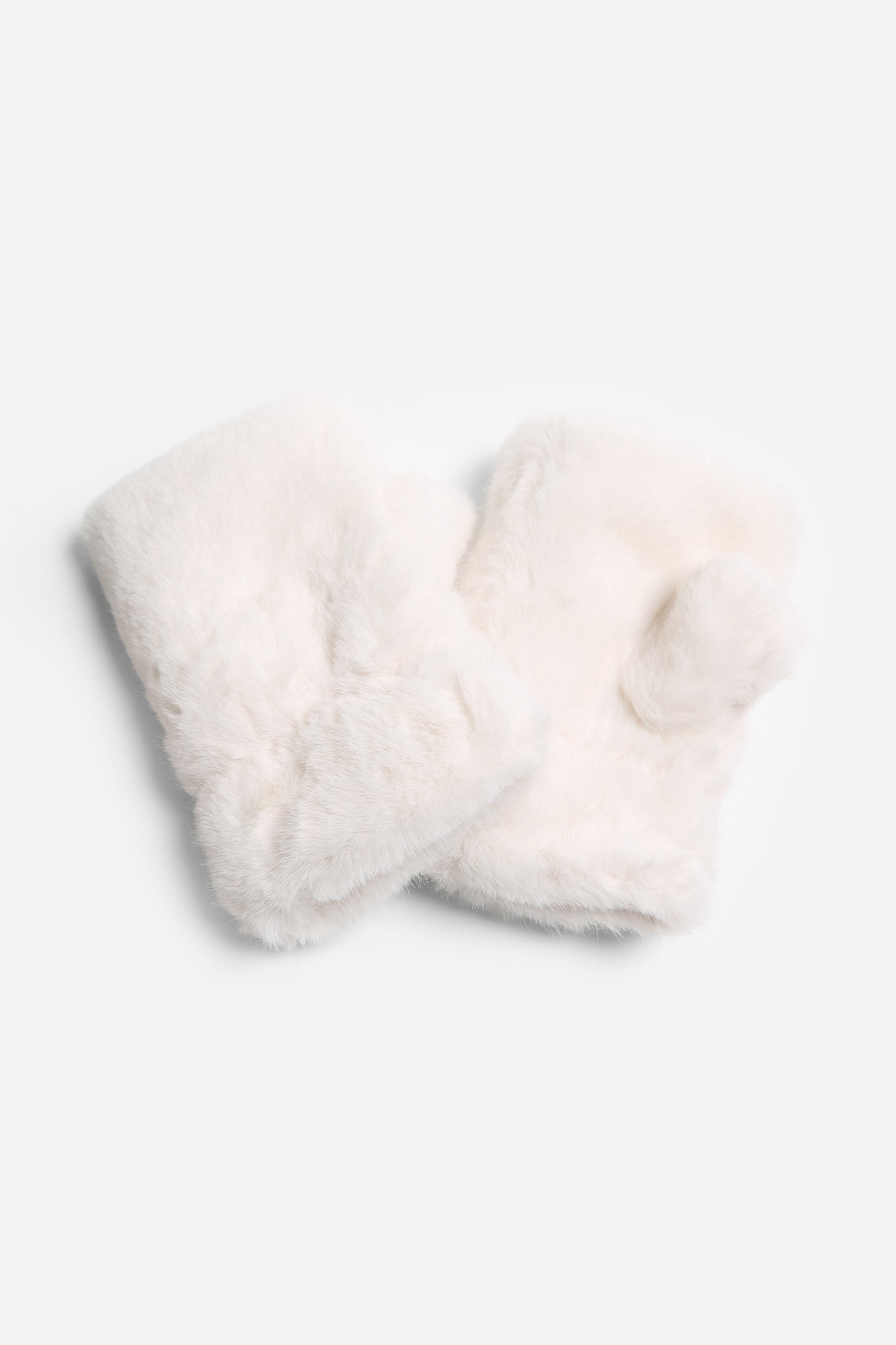 Faux Fur Fingerless Gloves