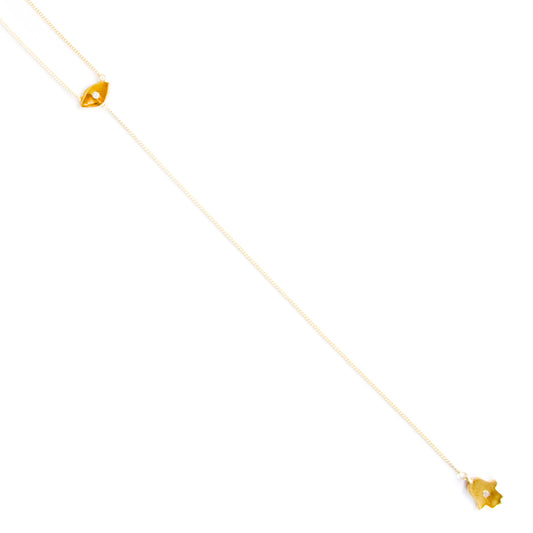 Evil Eye Hamsa Long Lariat
