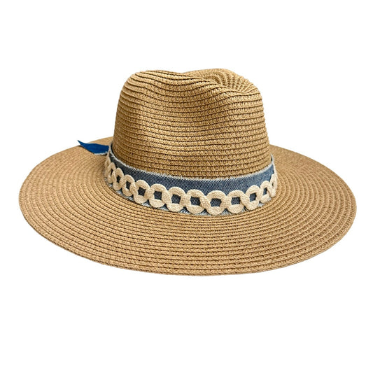 Ivory Vintage Trim Palm Beach Sand Classic Straw Hat