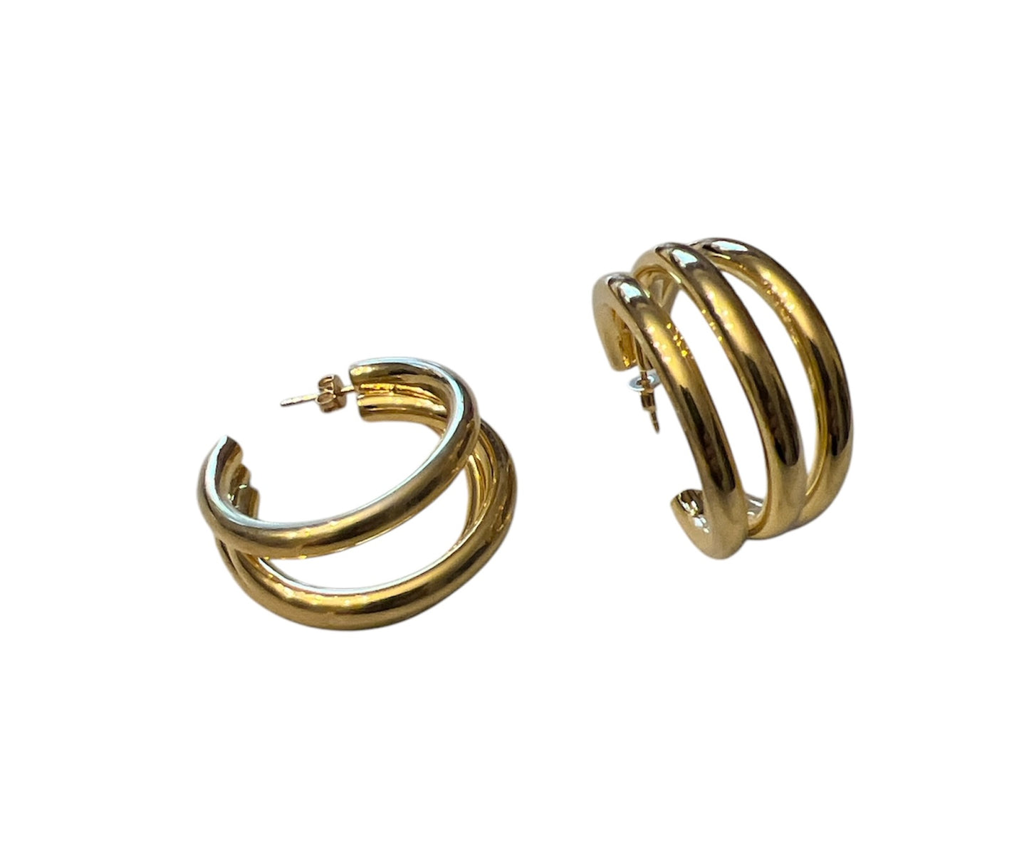 Triple Hoop Earring Set