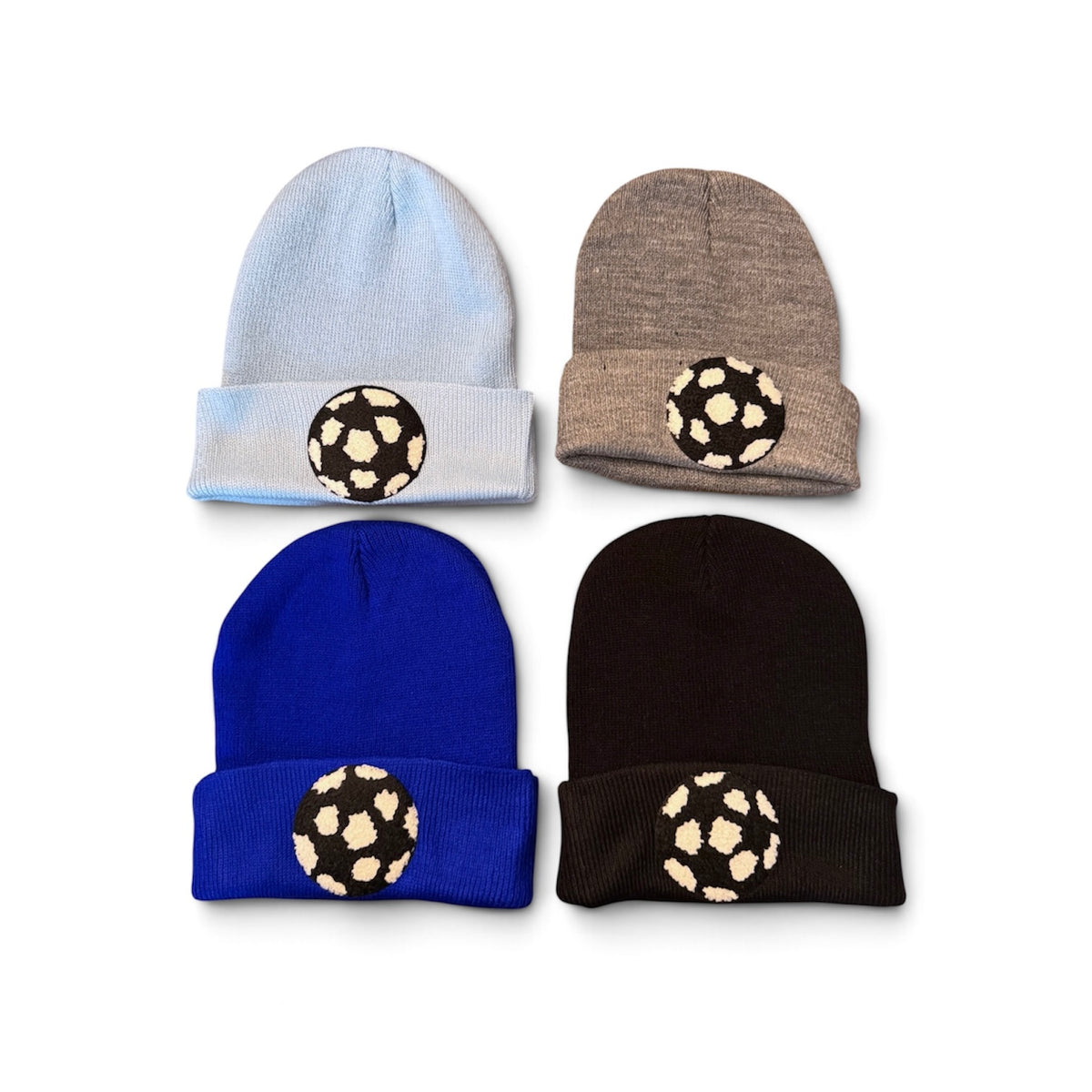 Baby & Toddler Chenille Patch Soccer Beanie (3 Months-3 Years)