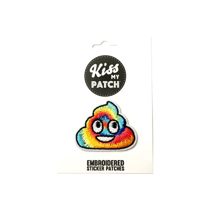 Rainbow Poop Sticker Patch