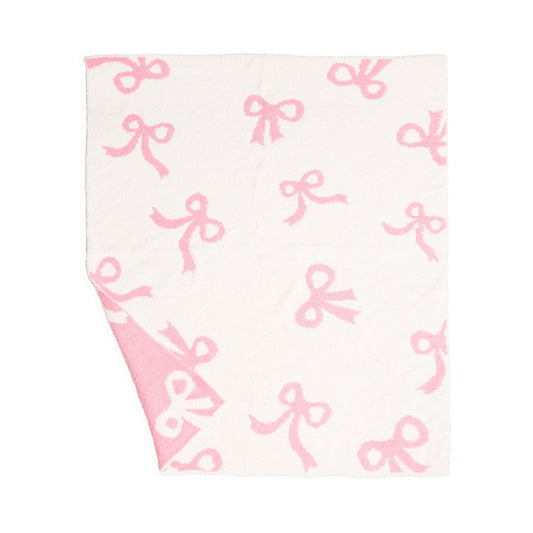 Cozy Bow Stroller Blanket